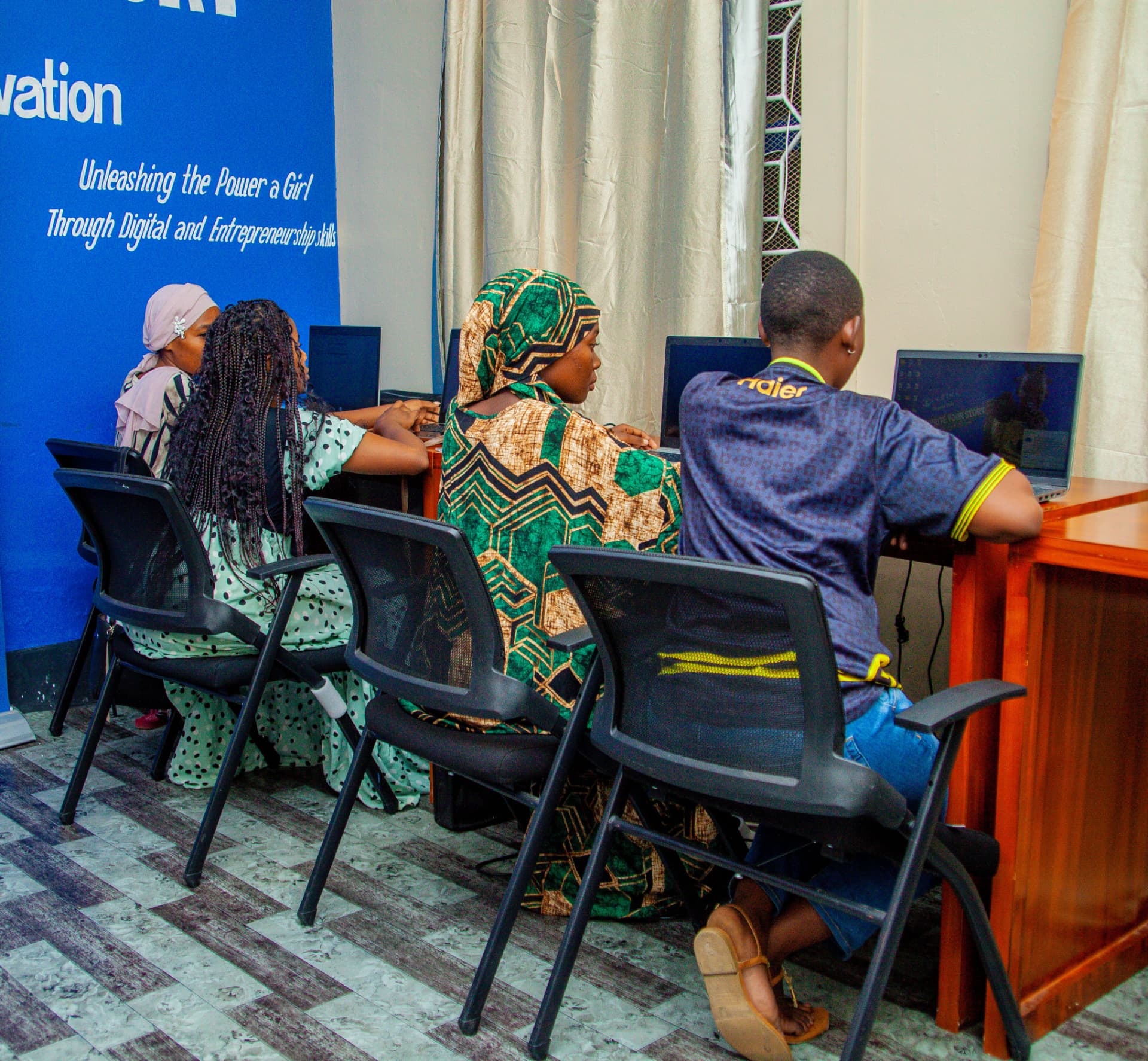 CODEWA IT lab and digital skills graduates